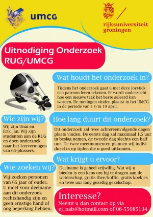 Uitnodiging onderzoek